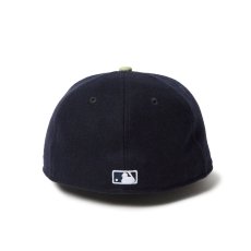 画像3: NEW ERA  59FIFTY Powered by GORO NAKATSUGAWA（MIN-NANO） ニューヨーク・ヤンキース メルトン ネイビー ライトグリーンバイザー (3)