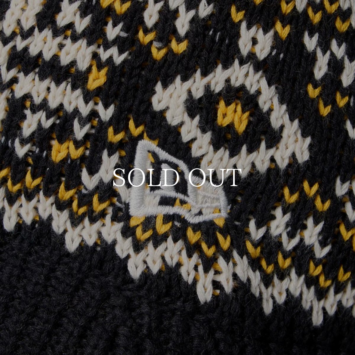 画像7: NEW ERA  ニットバケット Powered by GORO NAKATSUGAWA（MIN-NANO） ノルディック ブラック (7)