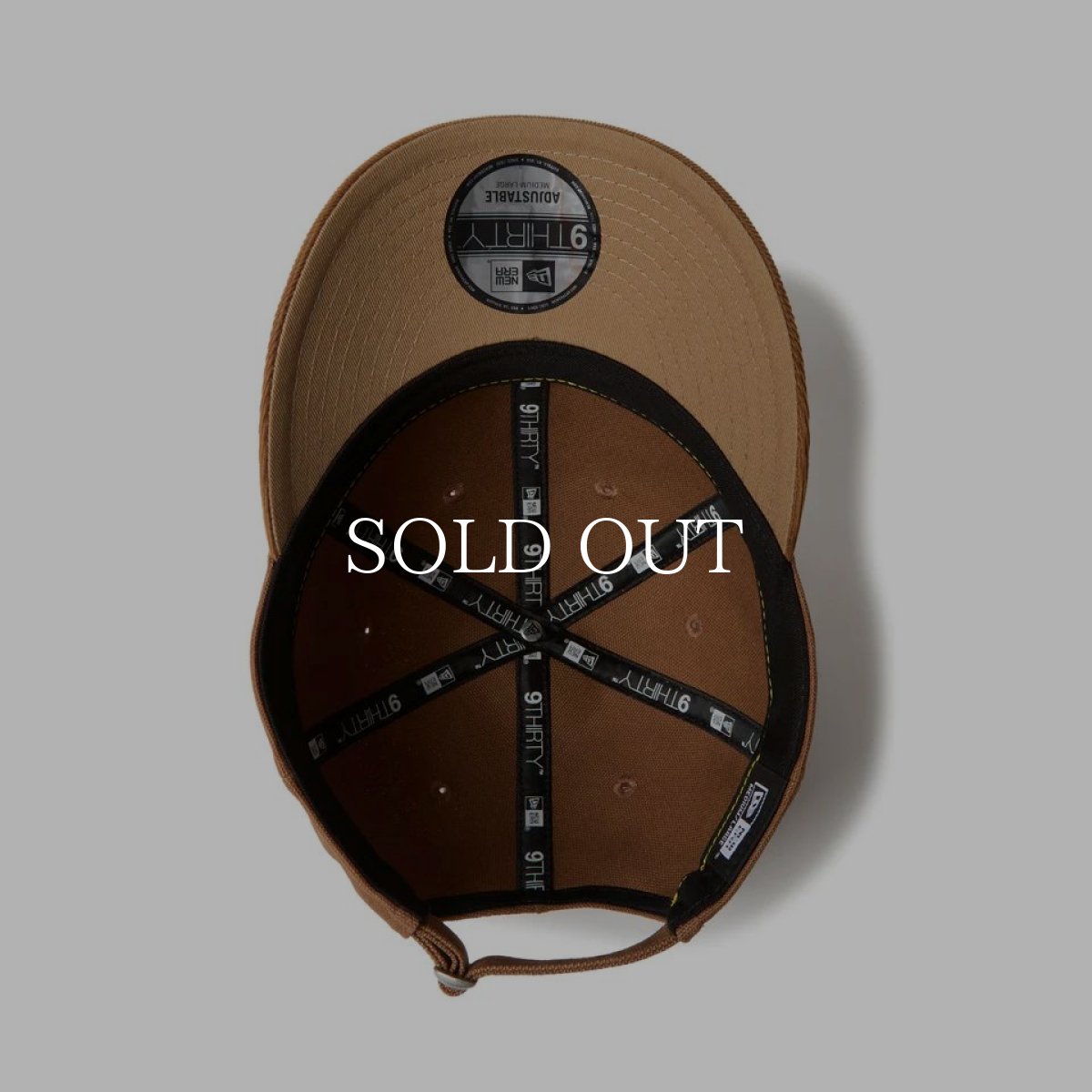 画像5: NEW ERA  9THIRTY Powered by GORO NAKATSUGAWA（MIN-NANO） ブラウンキャンバス カーキコーデュロイバイザー (5)