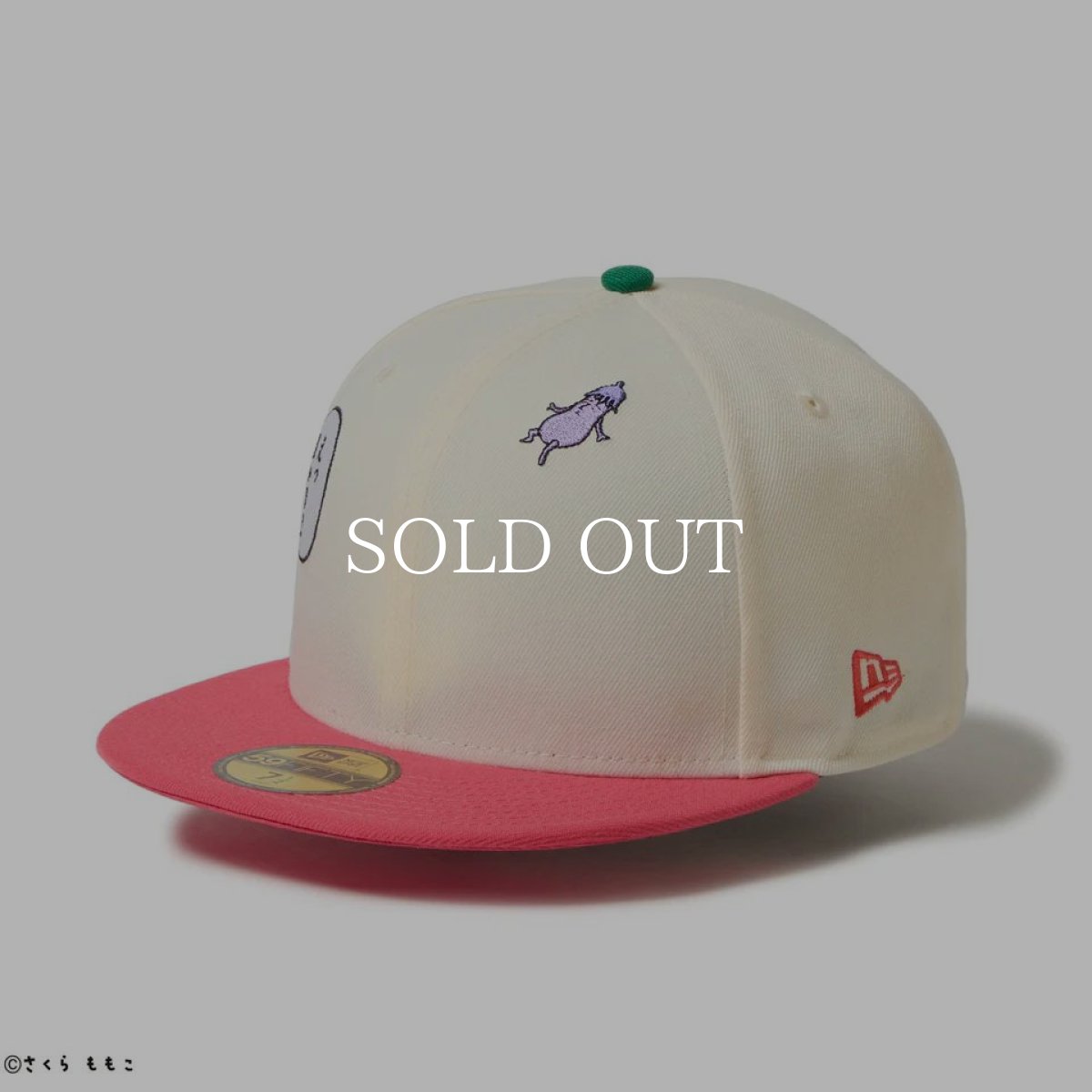 画像6: NEW ERA  59FIFTY コジコジ COJI-COJI クローム ピンクバイザー (6)