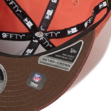 画像6: NEW ERA   RC 9FIFTY Powered by GORO NAKATSUGAWA（MIN-NANO） ニューヨーク・ジャイアンツ コーデュロイ レンガ ブラウンバイザー (6)