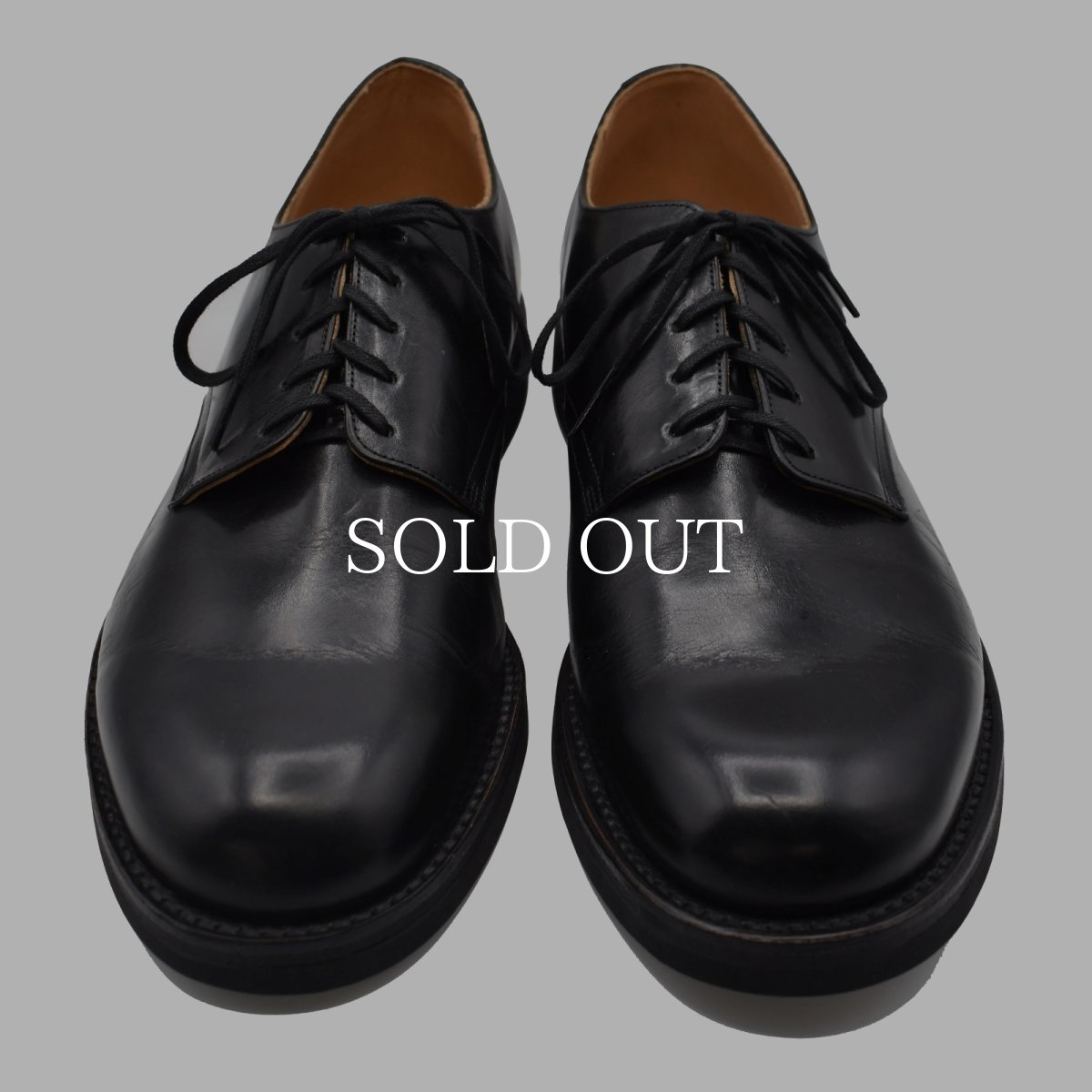 画像2: MINEDENIM  Leather Officer Shoes (2)