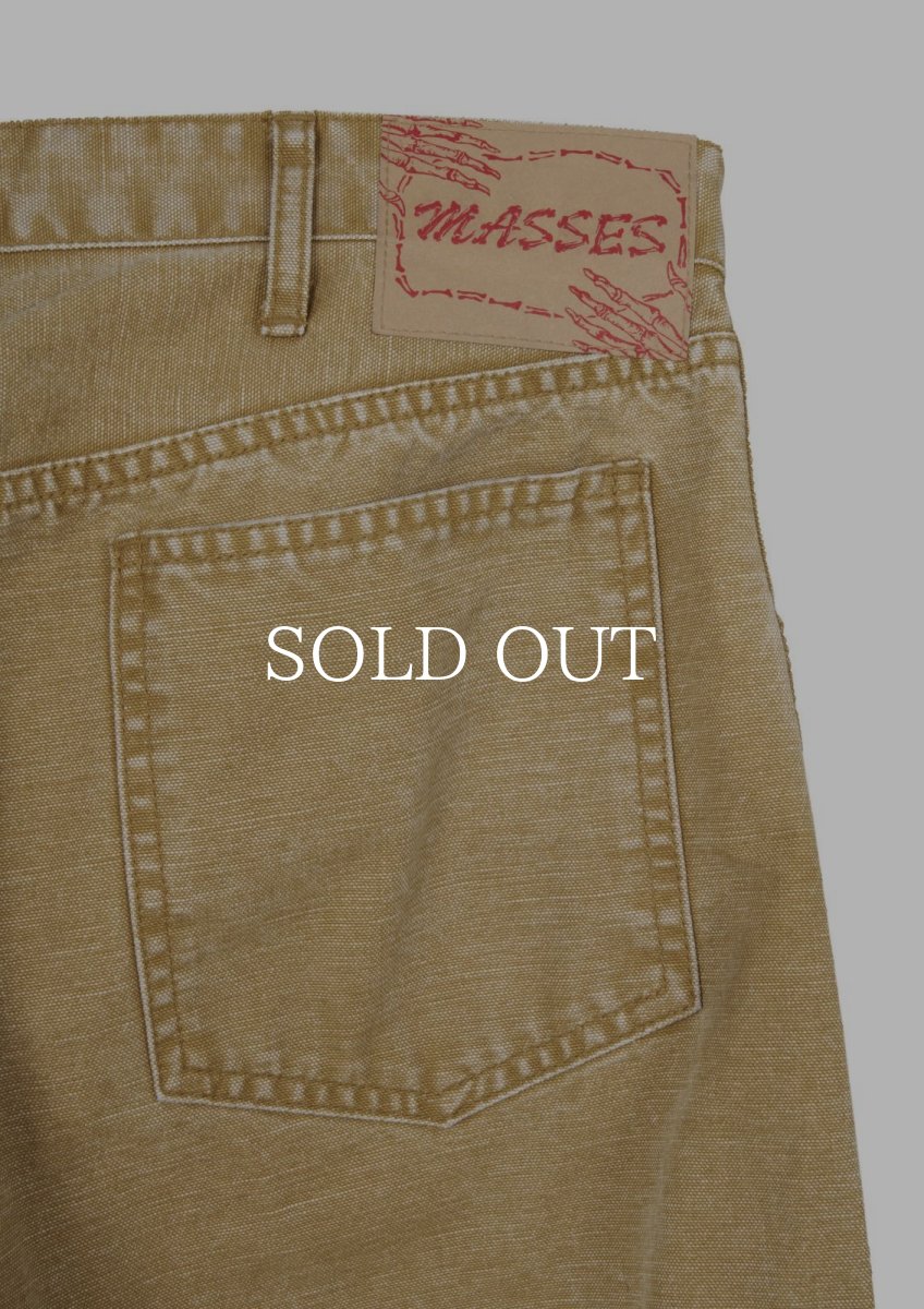 画像5: MASSES  DUCK 5P PANTS H.WASH (5)