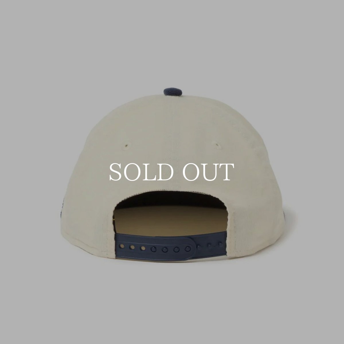 画像3: NEW ERA  RC 9FIFTY Powered by GORO NAKATSUGAWA（MIN-NANO） ニューヨーク・ジャイアンツ コーデュロイ アイボリー ネイビーバイザー (3)