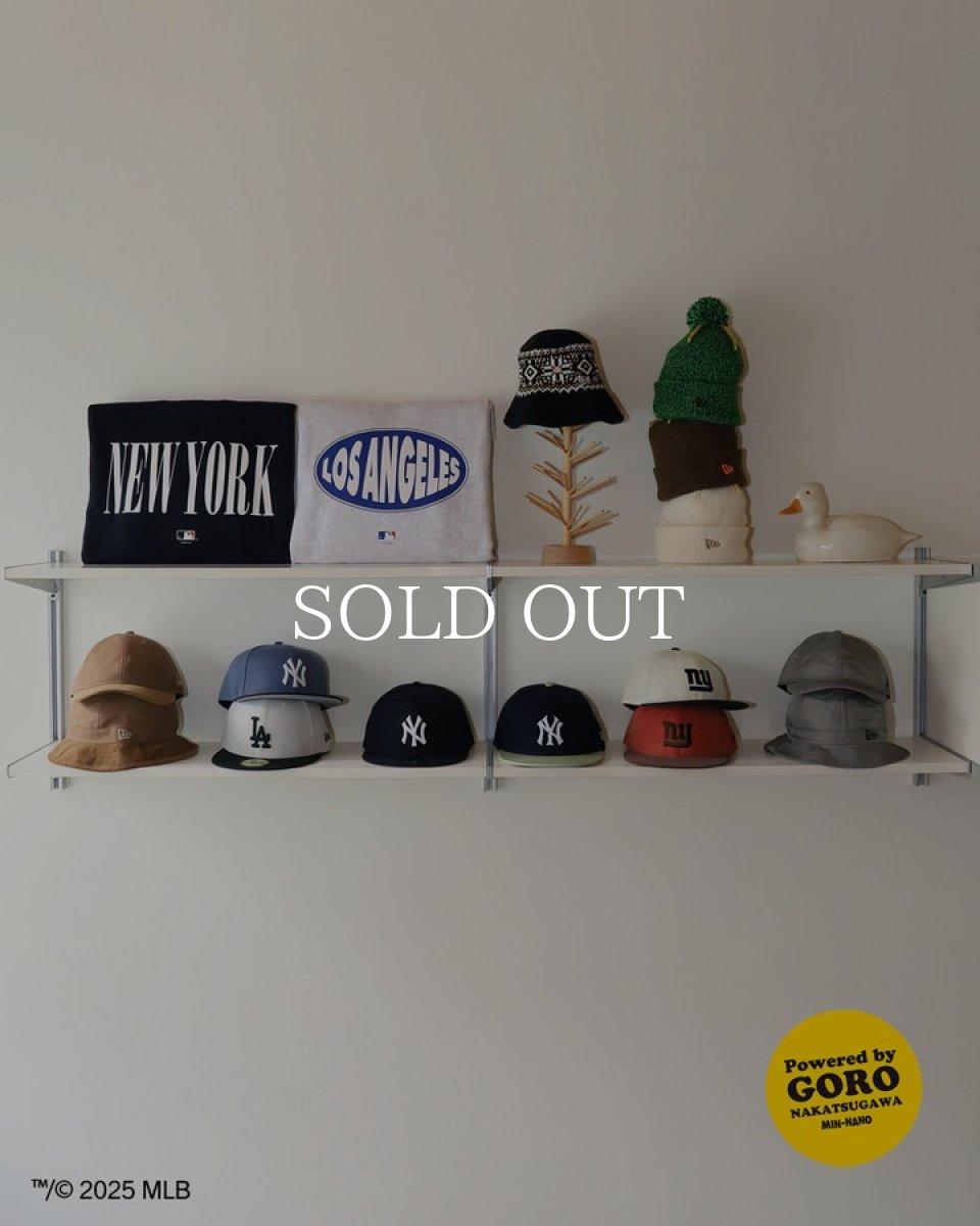 画像9: NEW ERA  RC 9FIFTY Powered by GORO NAKATSUGAWA（MIN-NANO） ニューヨーク・ジャイアンツ コーデュロイ アイボリー ネイビーバイザー (9)