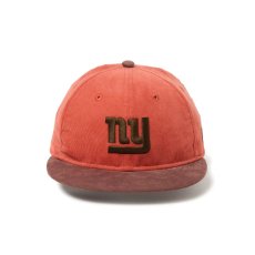 画像2: NEW ERA   RC 9FIFTY Powered by GORO NAKATSUGAWA（MIN-NANO） ニューヨーク・ジャイアンツ コーデュロイ レンガ ブラウンバイザー (2)