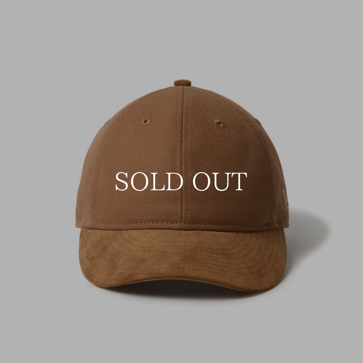 画像2: NEW ERA  9THIRTY Powered by GORO NAKATSUGAWA（MIN-NANO） ブラウンキャンバス カーキコーデュロイバイザー (2)