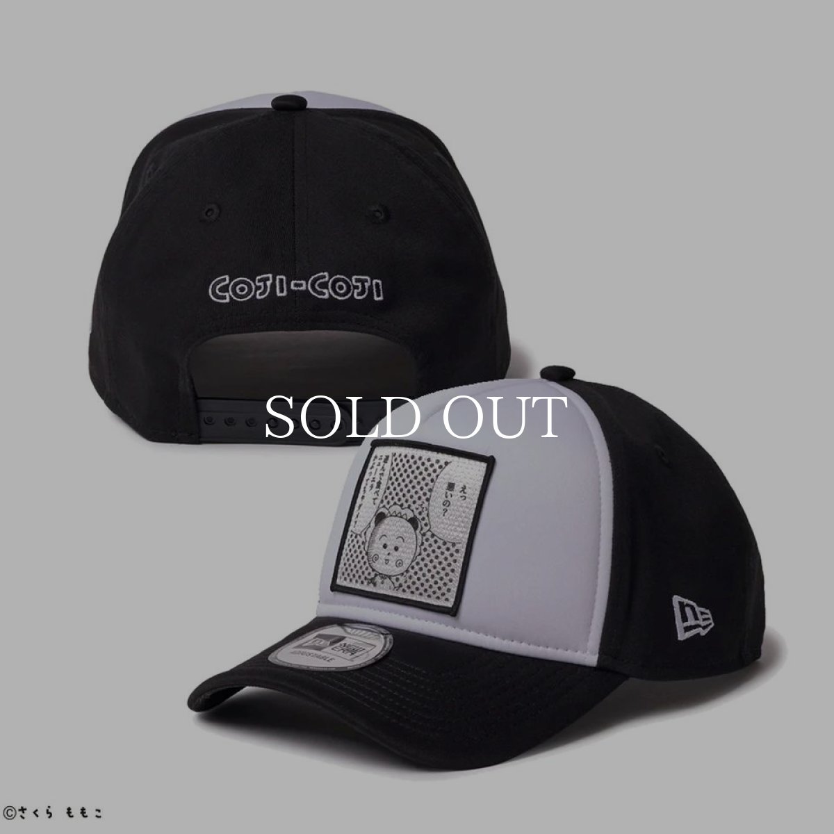画像2: NEW ERA  9FORTY A-Frame コジコジ COJI-COJI ホワイト/ブラック (2)
