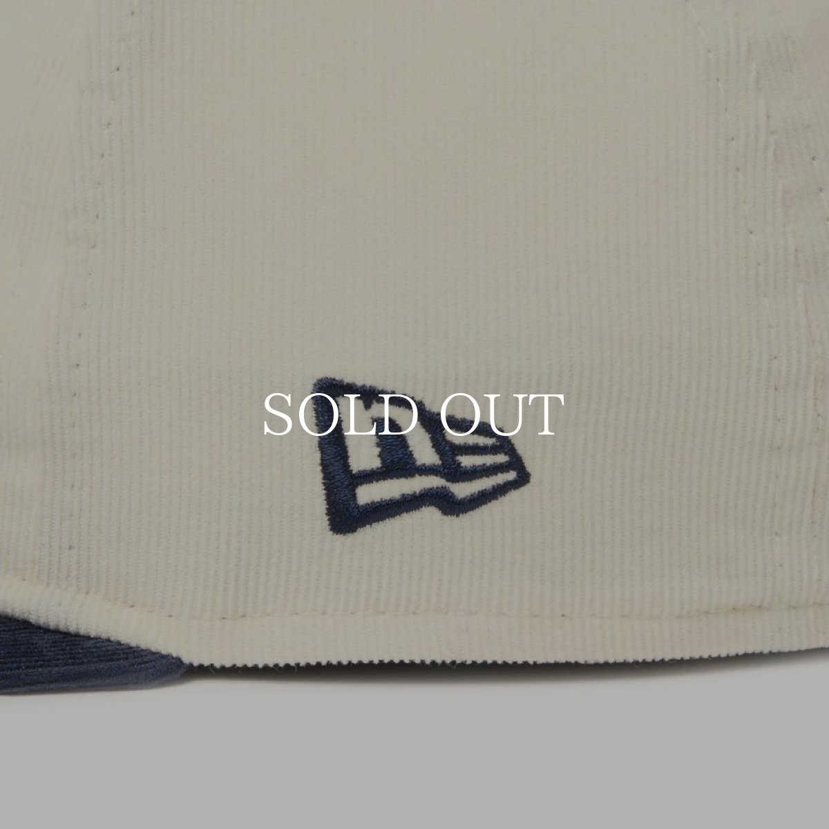 画像7: NEW ERA  RC 9FIFTY Powered by GORO NAKATSUGAWA（MIN-NANO） ニューヨーク・ジャイアンツ コーデュロイ アイボリー ネイビーバイザー (7)