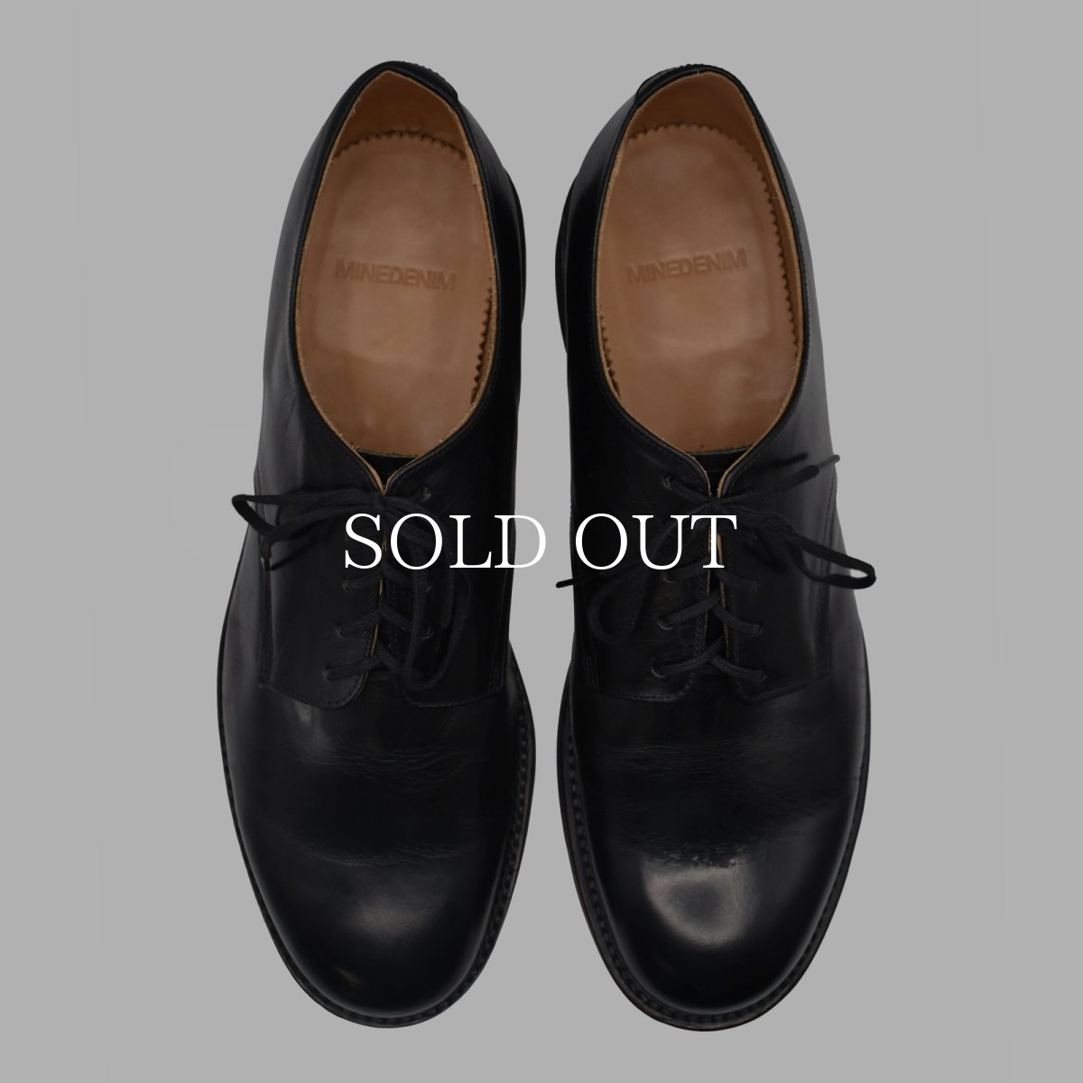 画像5: MINEDENIM  Leather Officer Shoes (5)