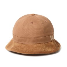 画像1: NEW ERA  エクスプローラー Powered by GORO NAKATSUGAWA（MIN-NANO） ブラウンキャンバス カーキコーデュロイブリム (1)