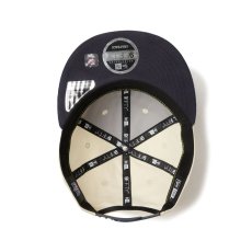 画像4: NEW ERA  RC 9FIFTY Powered by GORO NAKATSUGAWA（MIN-NANO） ニューヨーク・ジャイアンツ コーデュロイ アイボリー ネイビーバイザー (4)