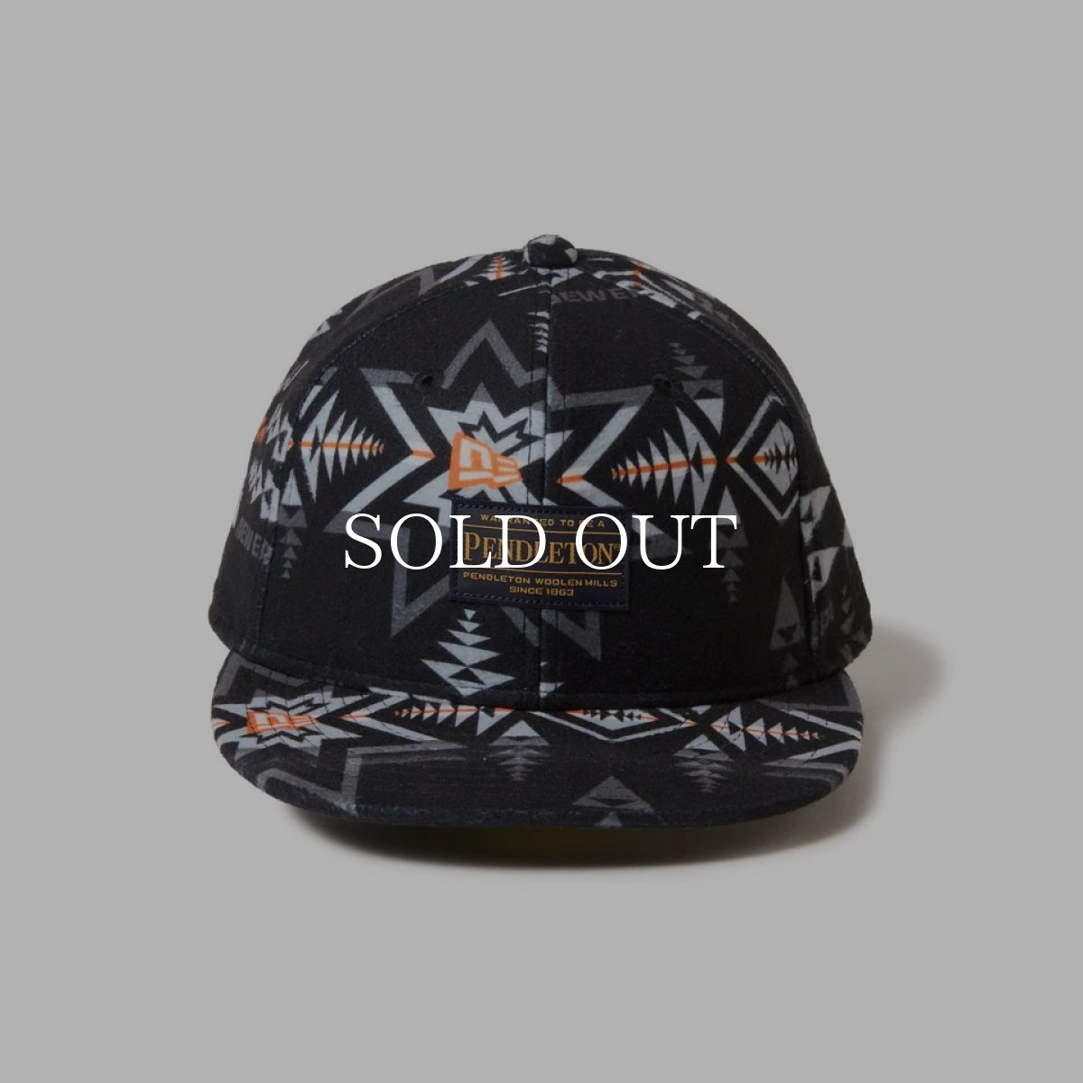 画像2: NEW ERA  59FIFTY Pendleton ペンドルトン ブラック フリース (2)