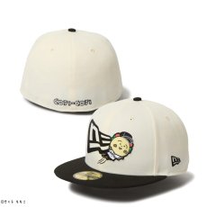 画像3: NEW ERA  59FIFTY コジコジ COJI-COJI フラッグロゴ クローム ブラックバイザー (3)