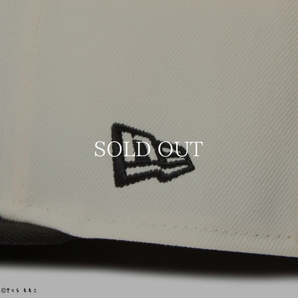 画像6: NEW ERA  59FIFTY コジコジ COJI-COJI フラッグロゴ クローム ブラックバイザー (6)