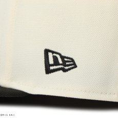 画像6: NEW ERA  59FIFTY コジコジ COJI-COJI フラッグロゴ クローム ブラックバイザー (6)