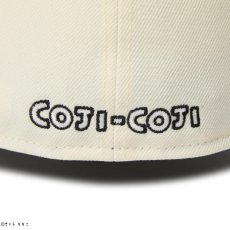 画像10: NEW ERA  59FIFTY コジコジ COJI-COJI フラッグロゴ クローム ブラックバイザー (10)
