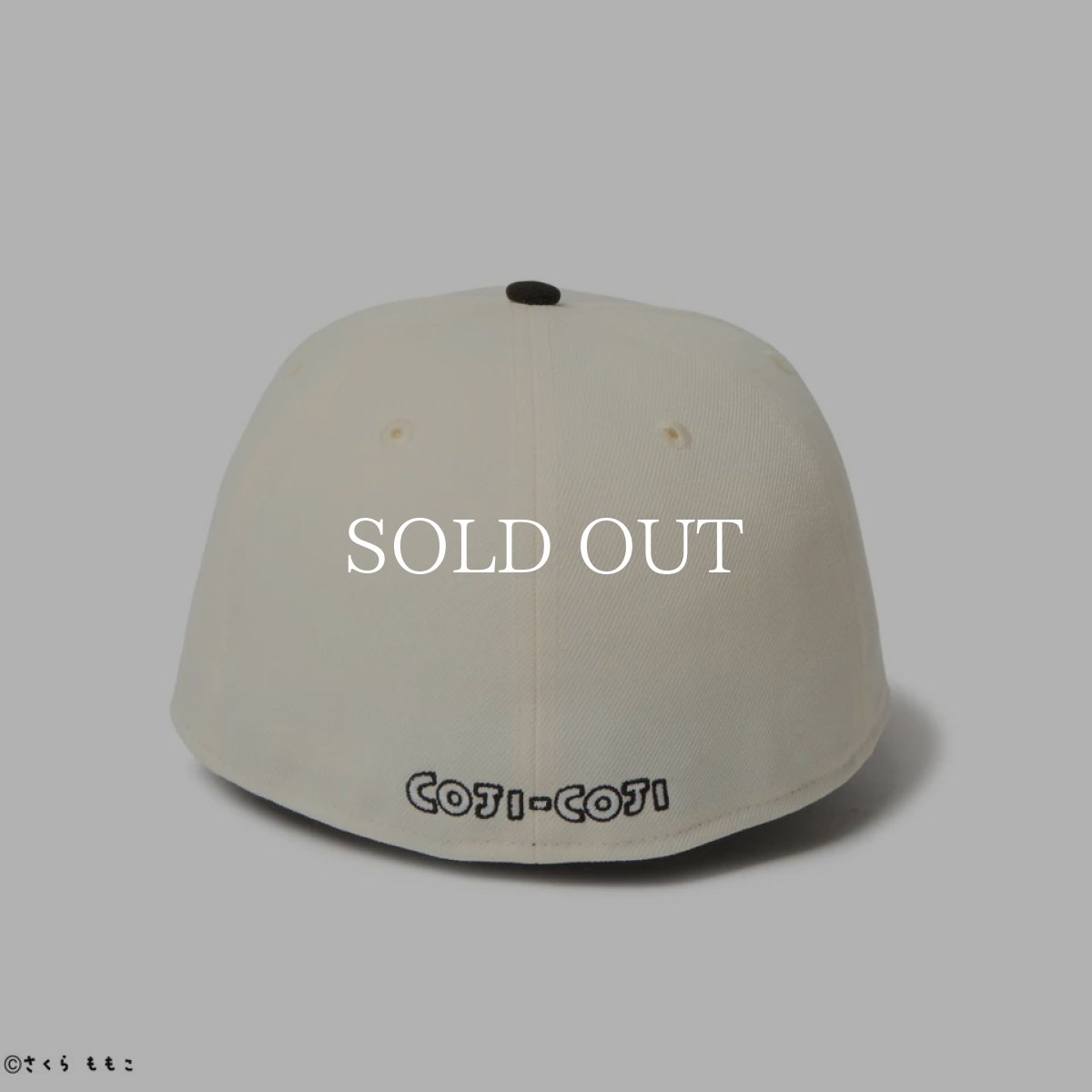 画像5: NEW ERA  59FIFTY コジコジ COJI-COJI フラッグロゴ クローム ブラックバイザー (5)