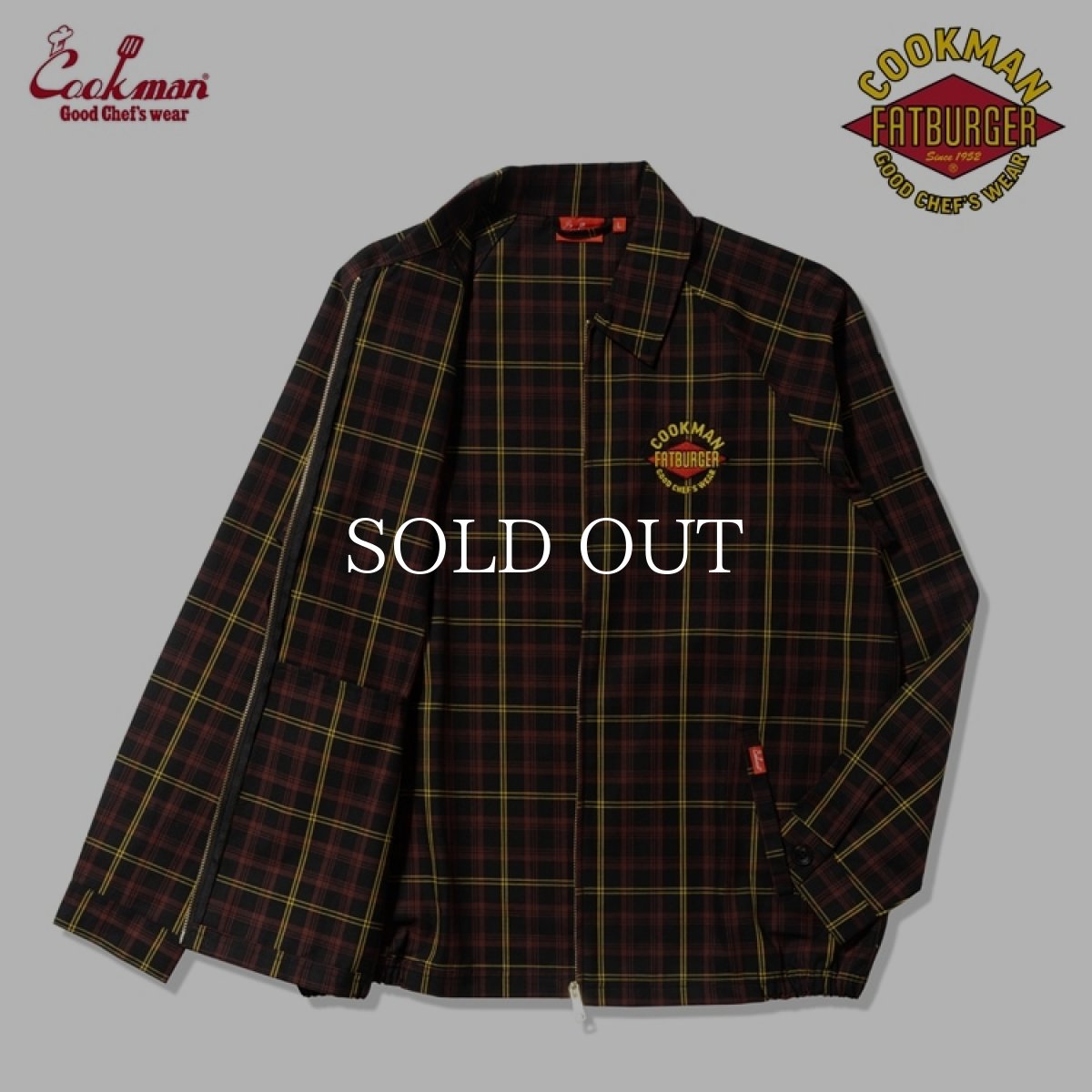 画像2: COOKMAN  デリバリージャケット Delivery Jacket FAT Tartan Check (2)
