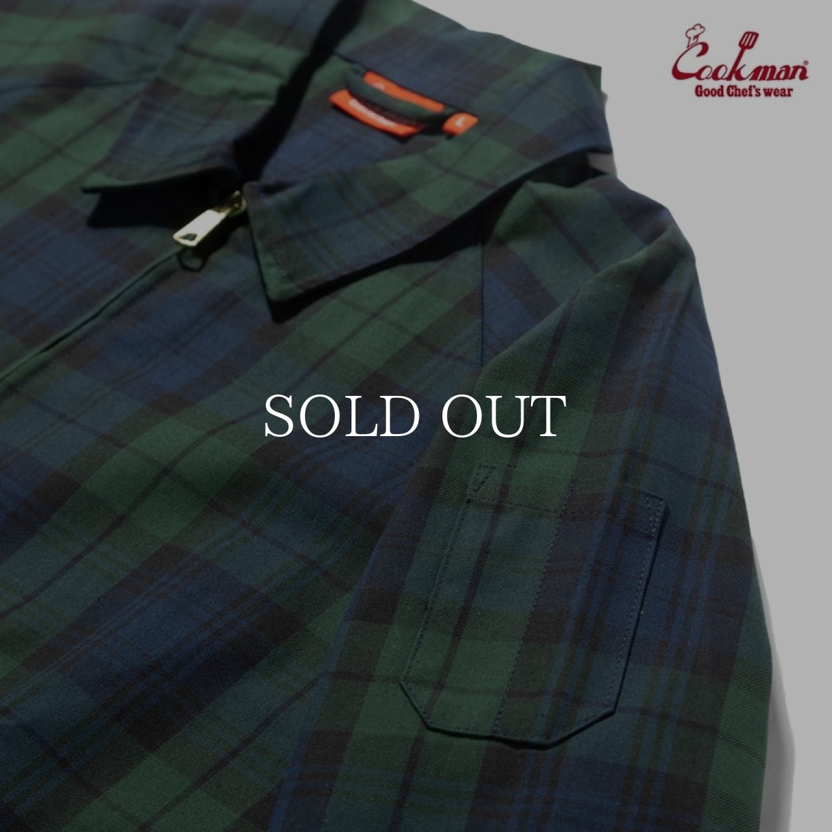 画像5: COOKMAN  デリバリージャケット Delivery Jacket Woven Black Watch Check (5)