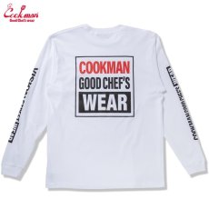 画像1: COOKMAN  ロングスリーブ Tシャツ Vision Logo (1)