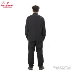 画像12: COOKMAN  ワークシャツ Long Sleeve Work Shirts Black (12)