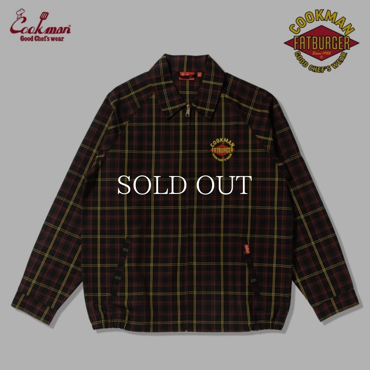 画像1: COOKMAN  デリバリージャケット Delivery Jacket FAT Tartan Check (1)