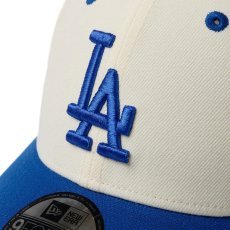 画像5: NEW ERA  9FORTY 2-Tone Woven Label ロサンゼルス・ドジャース クローム ロイヤルバイザー (5)