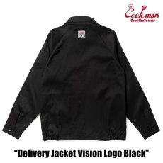 画像3: COOKMAN  デリバリージャケット Delivery Jacket Vision Logo Black (3)