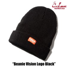 画像4: COOKMAN  ビーニー Beanie Vision Logo Black (4)