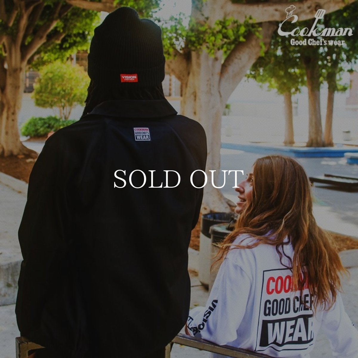 画像12: COOKMAN  デリバリージャケット Delivery Jacket Vision Logo Black (12)