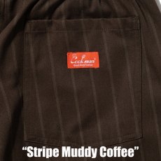 画像7: COOKMAN  シェフパンツ Chef Pants Stripe Muddy Coffee (7)