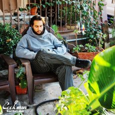 画像12: COOKMAN  シェフパンツ Chef Pants Semiwide Herringbone Stripe Charcoal (12)
