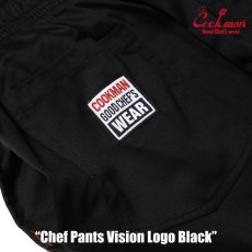 画像12: COOKMAN  シェフパンツ Chef Pants Vision Logo Black (12)