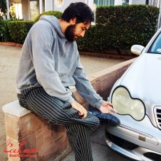 画像18: COOKMAN  シェフパンツ Chef Pants Semiwide Herringbone Stripe Charcoal (18)