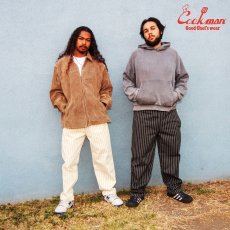 画像27: COOKMAN  シェフパンツ Chef Pants Semiwide Herringbone Stripe Charcoal (27)