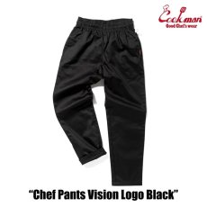 画像6: COOKMAN  シェフパンツ Chef Pants Vision Logo Black (6)