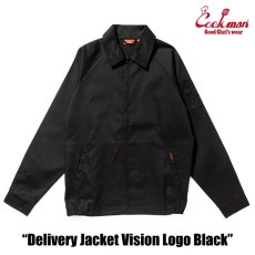 画像1: COOKMAN  デリバリージャケット Delivery Jacket Vision Logo Black (1)