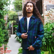 画像16: COOKMAN  デリバリージャケット Delivery Jacket Woven Black Watch Check (16)
