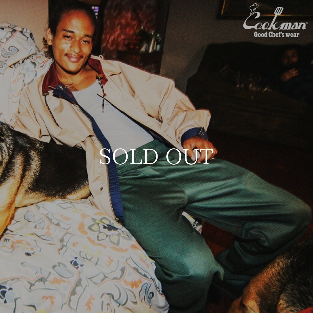 画像16: COOKMAN  シェフパンツ Chef Pants Herringbone Evergreen (16)