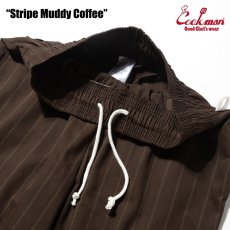 画像5: COOKMAN  シェフパンツ Chef Pants Stripe Muddy Coffee (5)