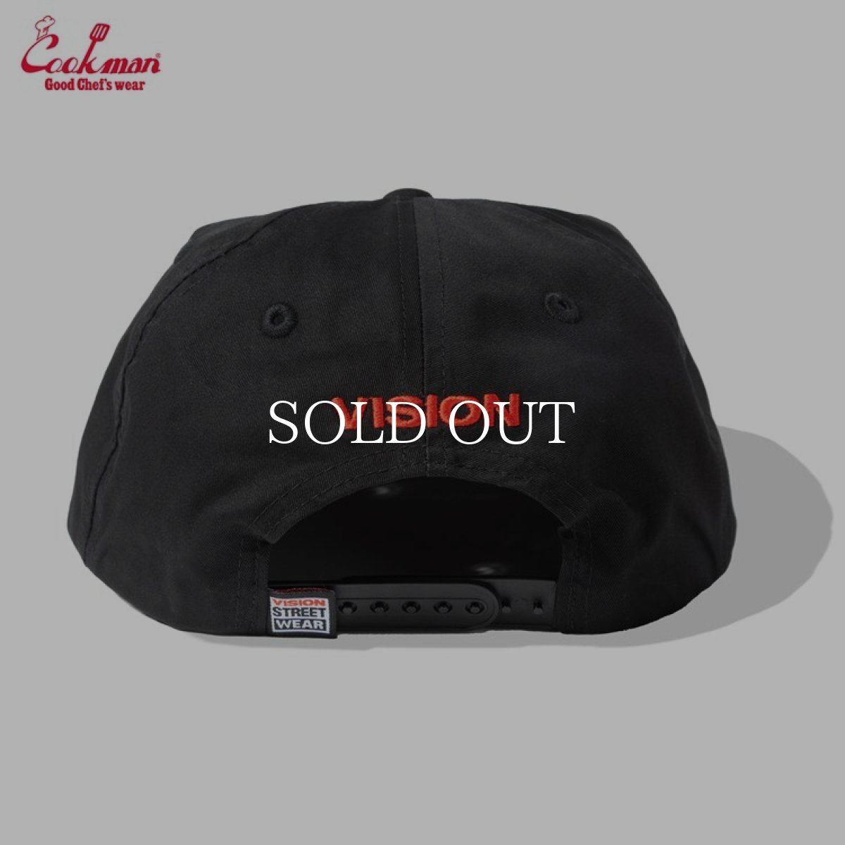 画像3: COOKMAN  キャップ Cap Vision Logo Black (3)