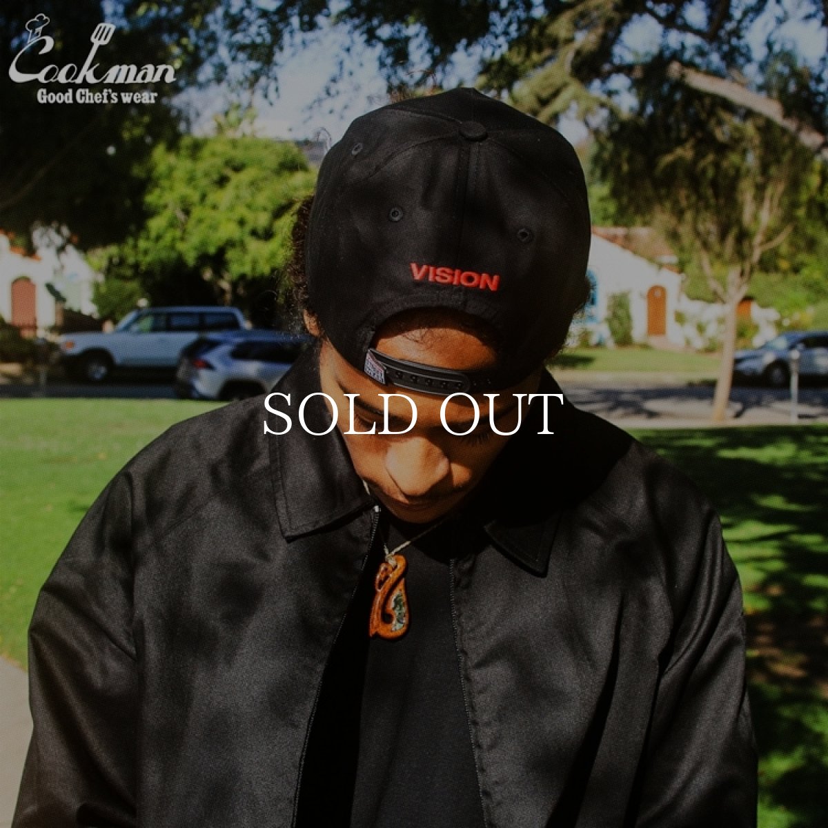 画像20: COOKMAN  デリバリージャケット Delivery Jacket Vision Logo Black (20)