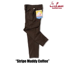 画像11: COOKMAN  シェフパンツ Chef Pants Stripe Muddy Coffee (11)
