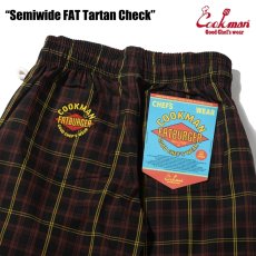 画像5: COOKMAN  シェフパンツ Chef Pants Semiwide FAT Tartan Check (5)