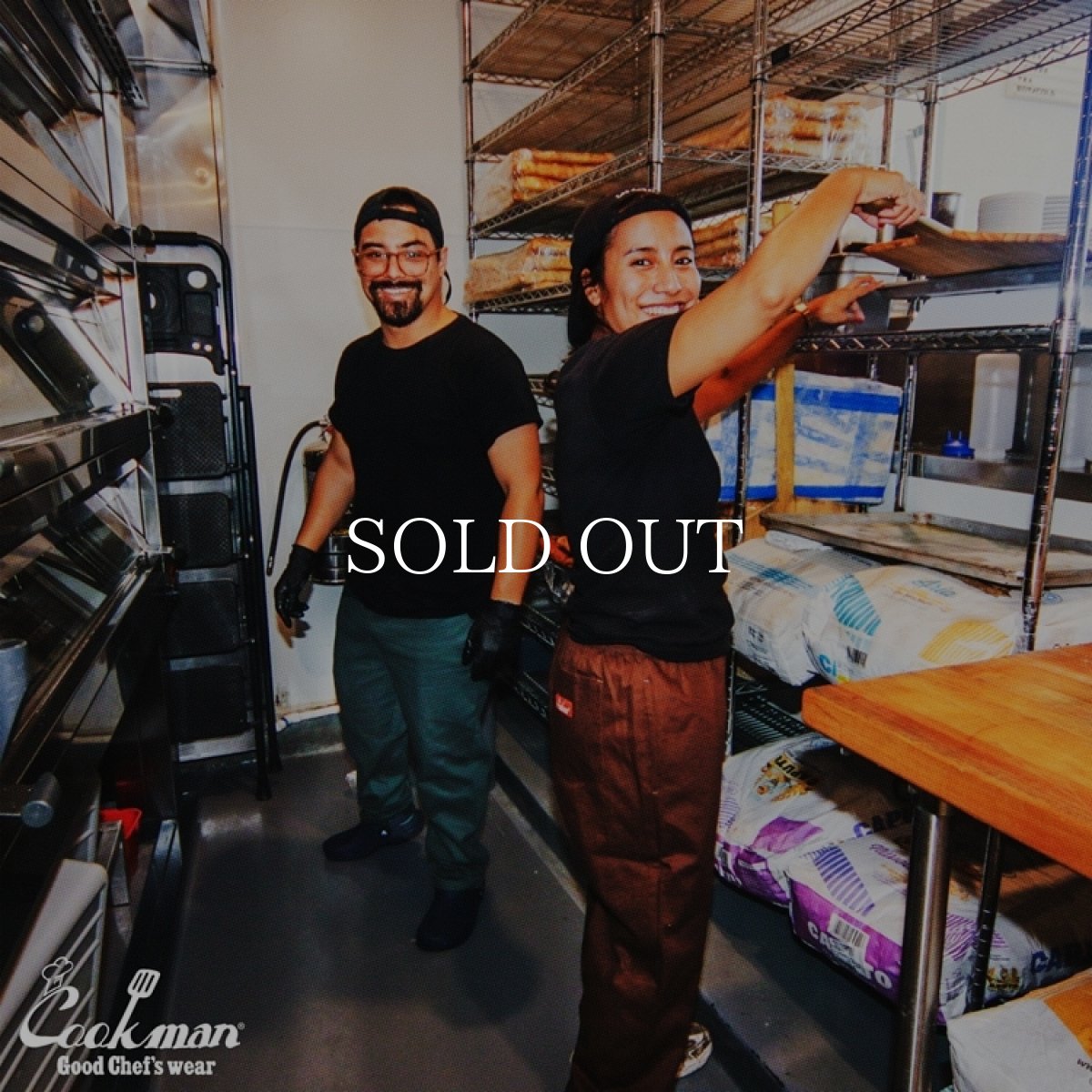 画像24: COOKMAN  シェフパンツ Chef Pants Herringbone Evergreen (24)