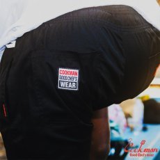 画像14: COOKMAN  シェフパンツ Chef Pants Vision Logo Black (14)