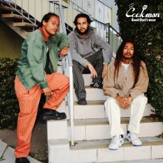 画像22: COOKMAN  シェフパンツ Chef Pants Semiwide Herringbone Stripe Brick (22)