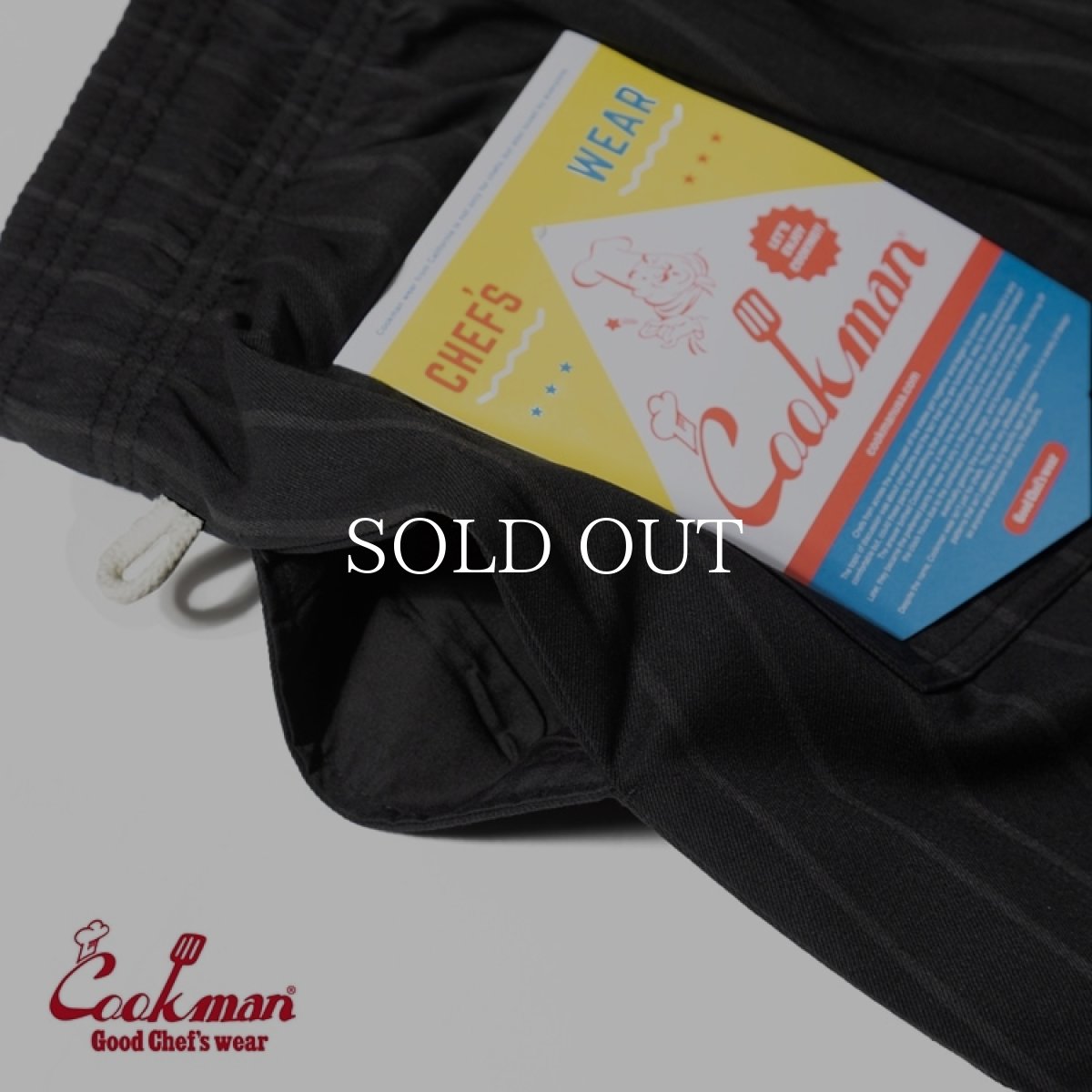 画像9: COOKMAN  シェフパンツ Chef Pants Stripe Black shadow (9)