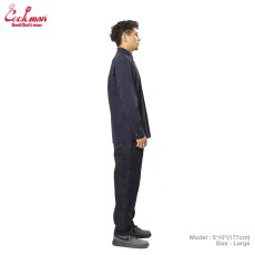 画像12: COOKMAN  ワークシャツ Long Sleeve Work Shirts Navy (12)